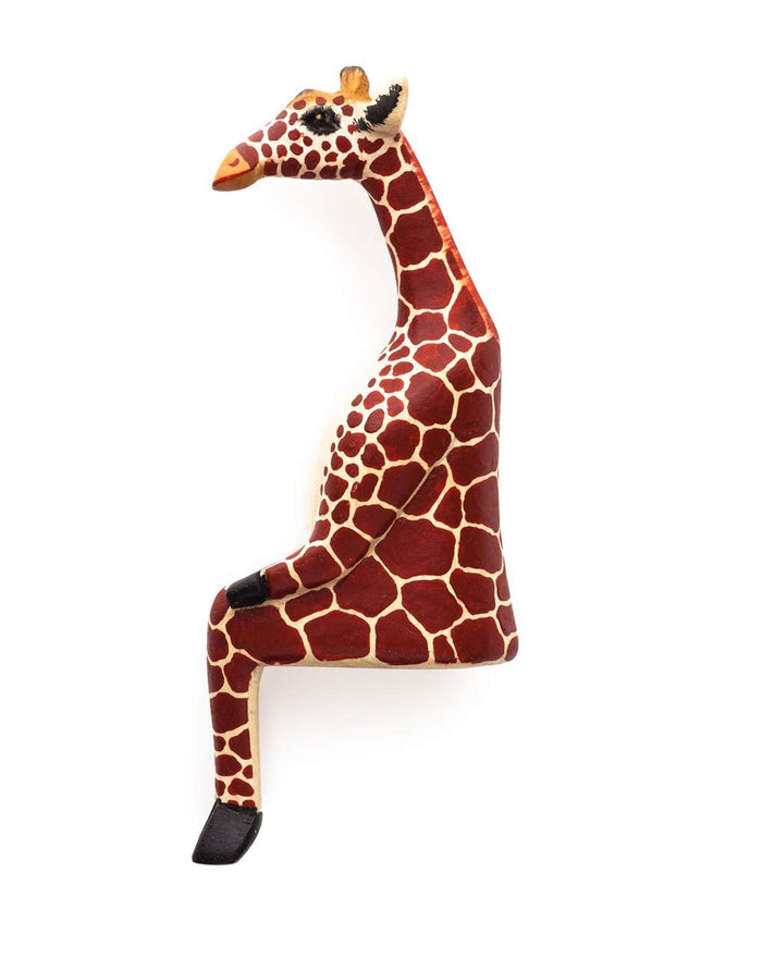 Wooden Shelf Animal - Giraffe
